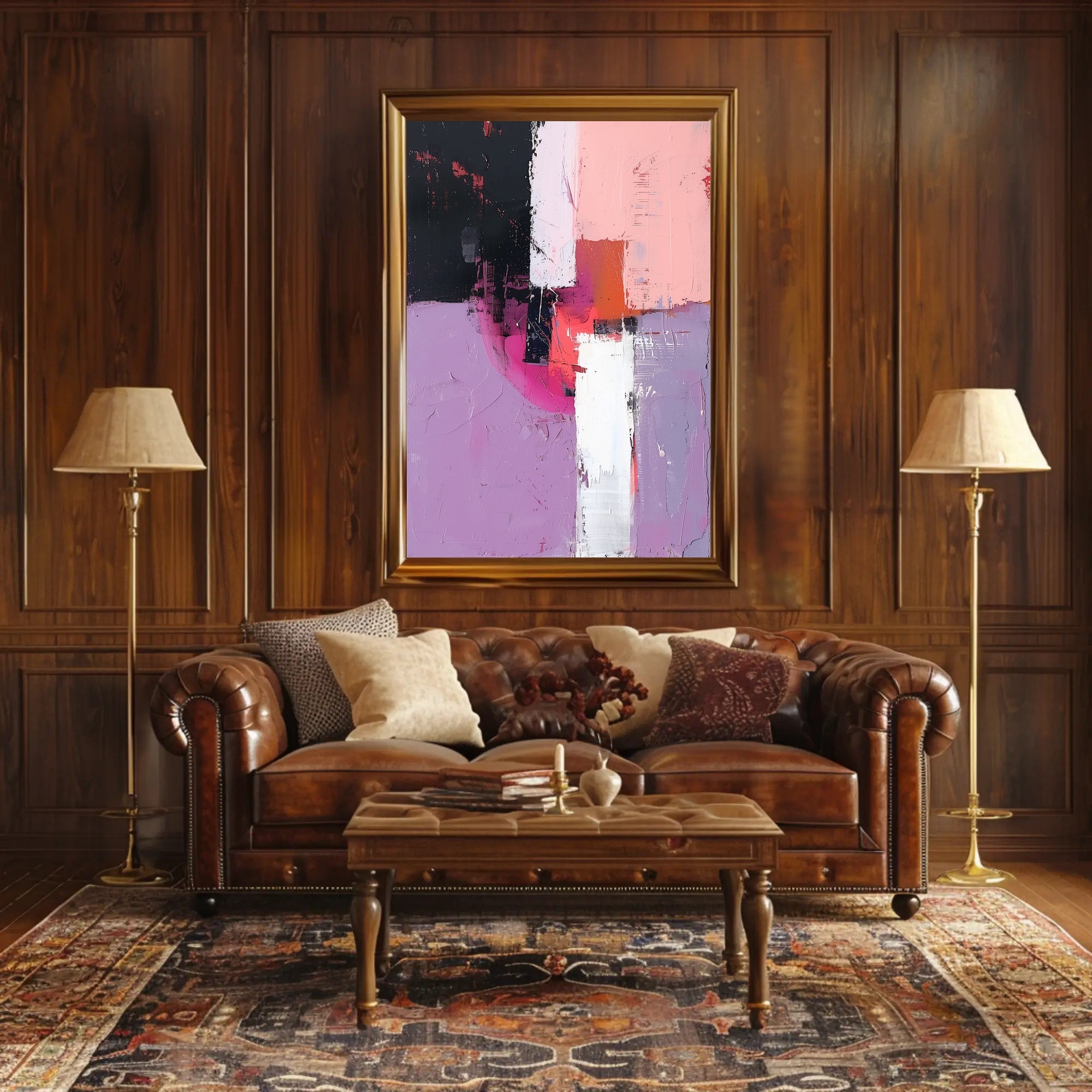 Colorful Abstract Art Print for Artistic Expression Poster PosterGoat