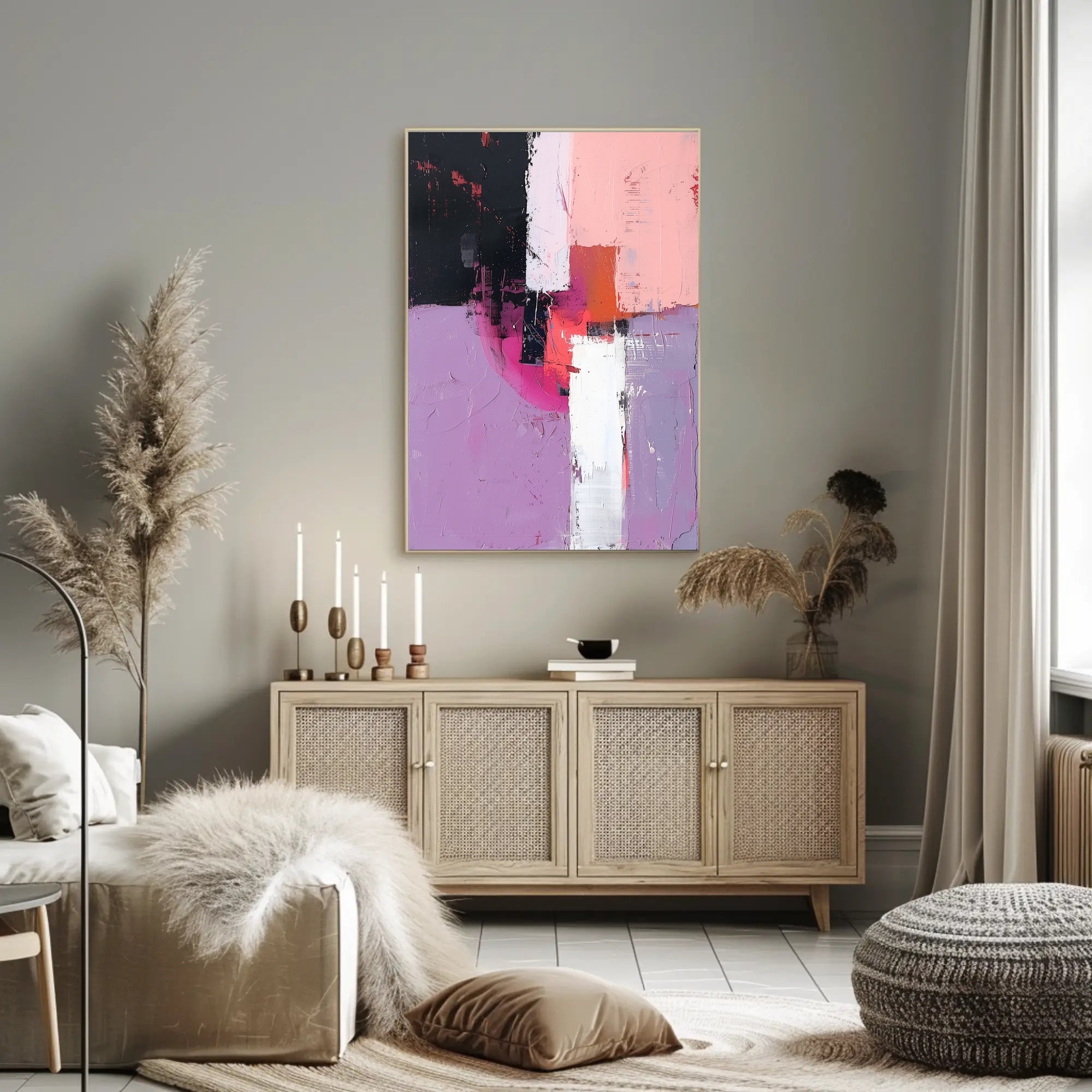 Colorful Abstract Art Print for Artistic Expression Poster PosterGoat