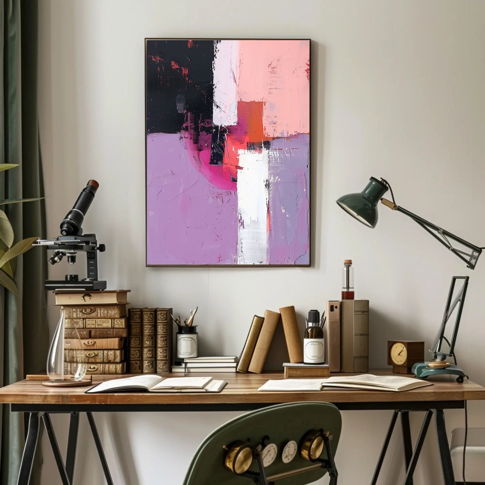 Colorful Abstract Art Print for Artistic Expression Poster PosterGoat