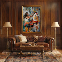 Colorful Carousel Delight: Abstract or Artistic Poster PosterGoat
