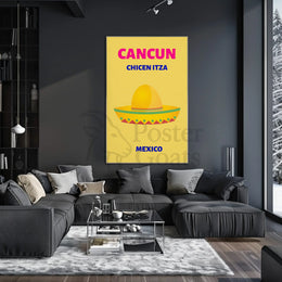 Colorful Mexican Getaway Travel Poster PosterGoat