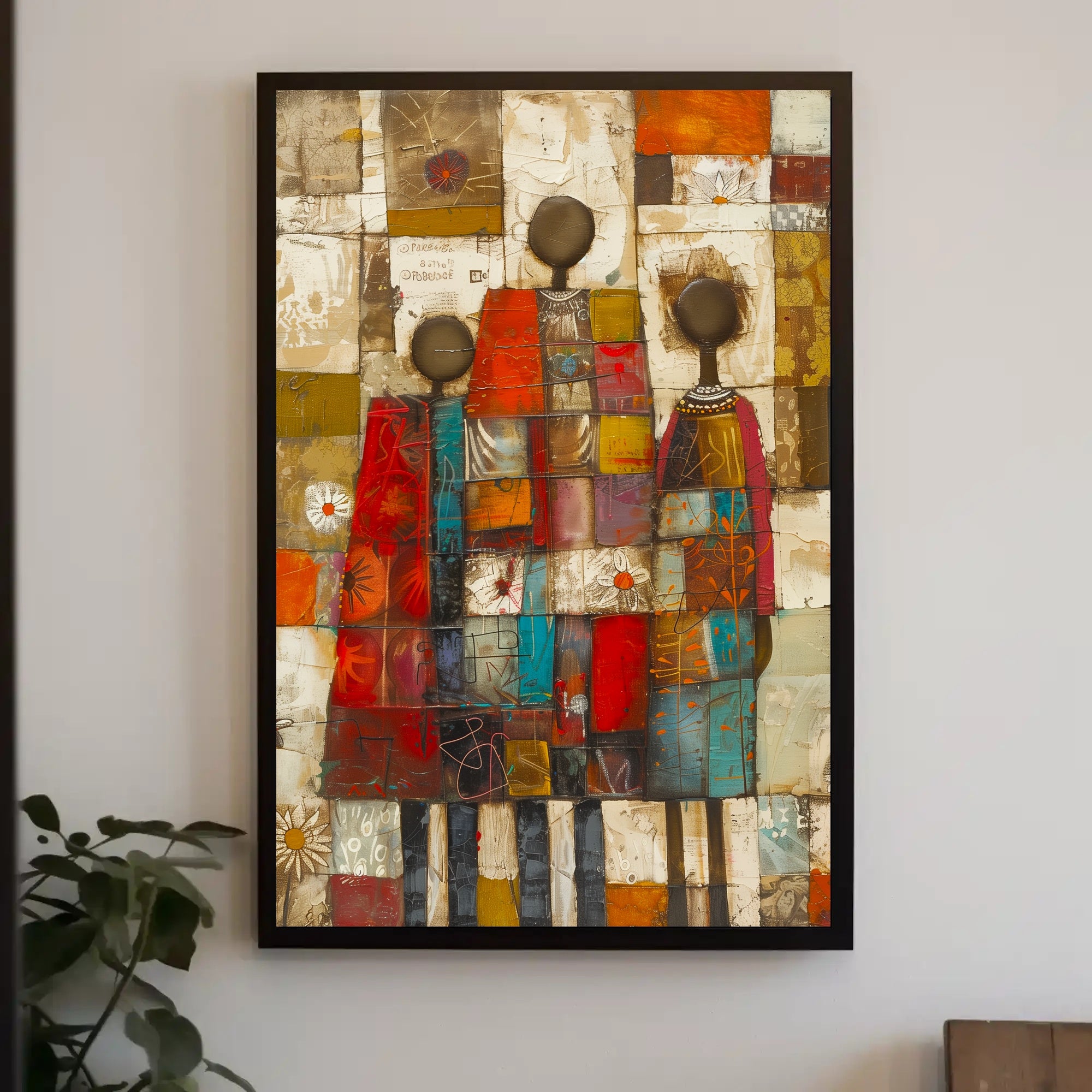 Colorful Unity Abstract Art Print for Artistic Poster PosterGoat