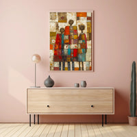 Colorful Unity Abstract Art Print for Artistic Poster PosterGoat
