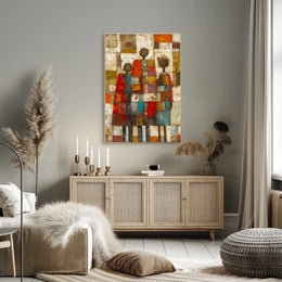 Colorful Unity Abstract Art Print for Artistic Poster PosterGoat