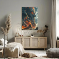 Colossal Titan Eruption Fantasy Adventure Artistic Poster PosterGoat