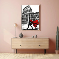 Colosseum Glory: Ancient Rome Heritage Poster PosterGoat