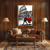 Colosseum Glory: Ancient Rome Heritage Poster PosterGoat