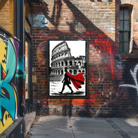 Colosseum Glory: Ancient Rome Heritage Poster PosterGoat