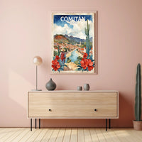 Comitán Chiapas Vintage Travel Art Poster PosterGoat