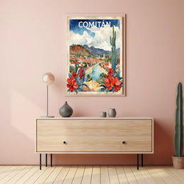 Comitán Chiapas Vintage Travel Art Poster PosterGoat