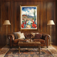Comitán Chiapas Vintage Travel Art Poster PosterGoat