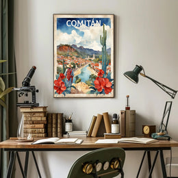 Comitán Chiapas Vintage Travel Art Poster PosterGoat