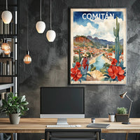 Comitán Chiapas Vintage Travel Art Poster PosterGoat