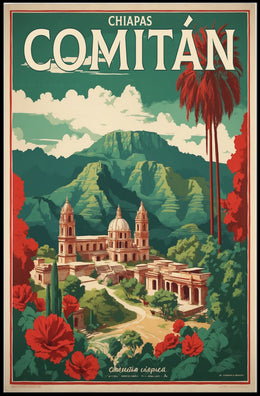 Comitan Landscape Travel Art Print Travel Poster PosterGoat