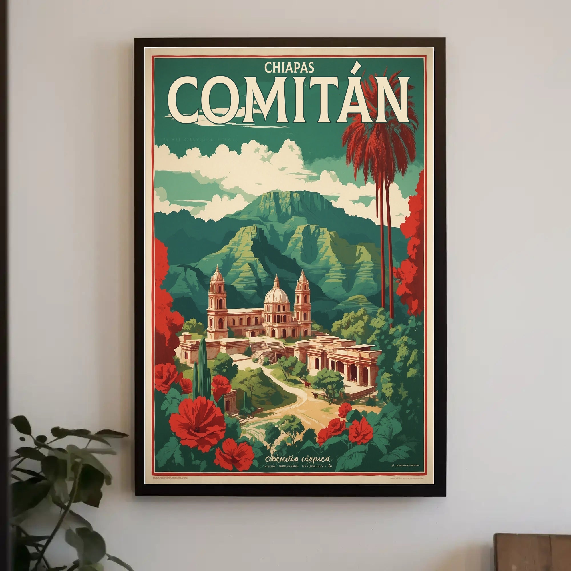 Comitan Landscape Travel Art Print Travel Poster PosterGoat