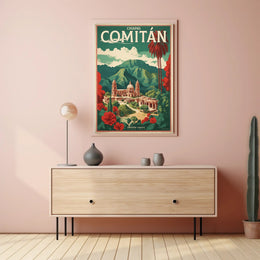 Comitan Landscape Travel Art Print Travel Poster PosterGoat