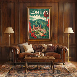 Comitan Landscape Travel Art Print Travel Poster PosterGoat