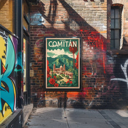Comitan Landscape Travel Art Print Travel Poster PosterGoat