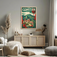 Comitan Landscape Travel Art Print Travel Poster PosterGoat