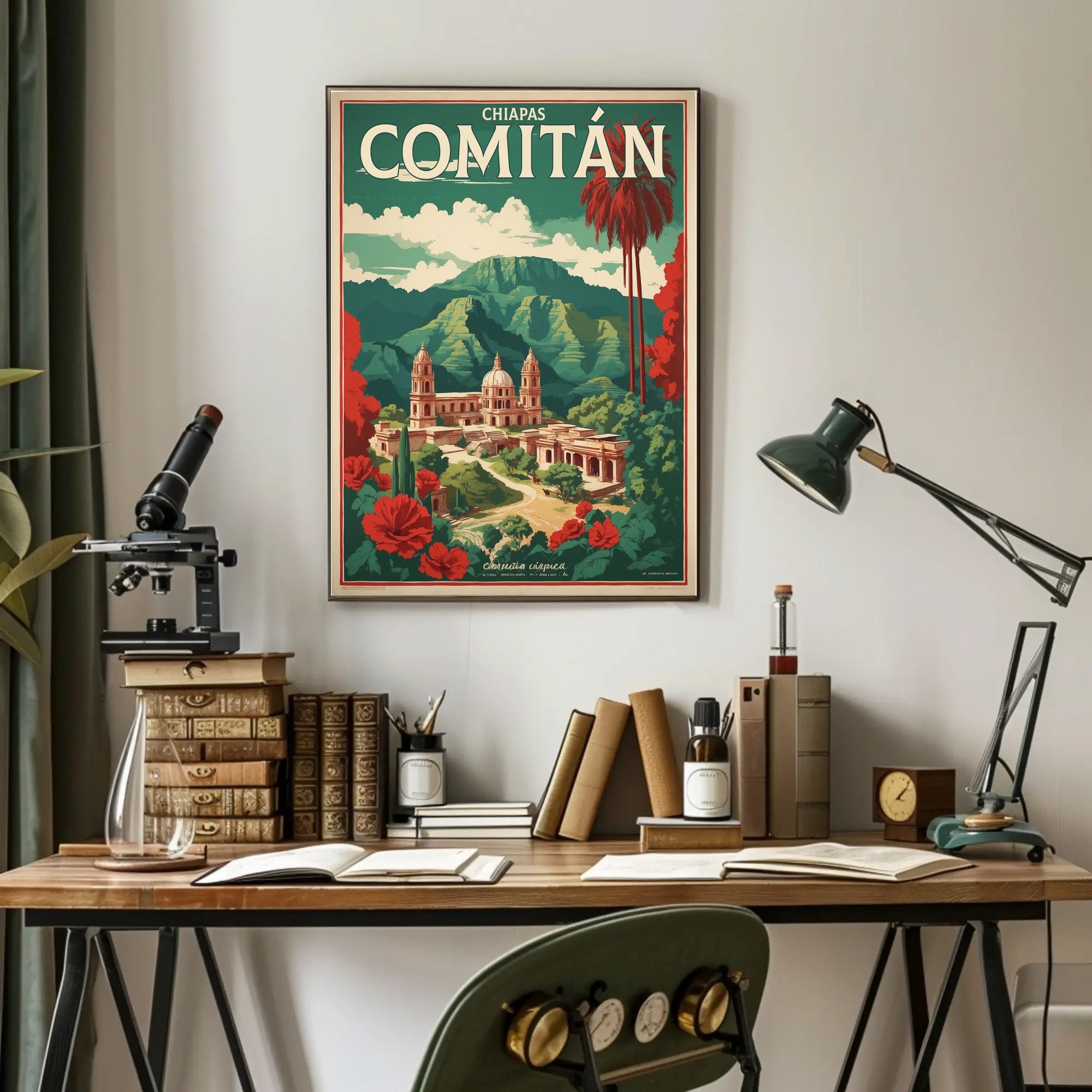 Comitan Landscape Travel Art Print Travel Poster PosterGoat
