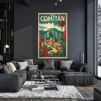 Comitan Landscape Travel Art Print Travel Poster PosterGoat