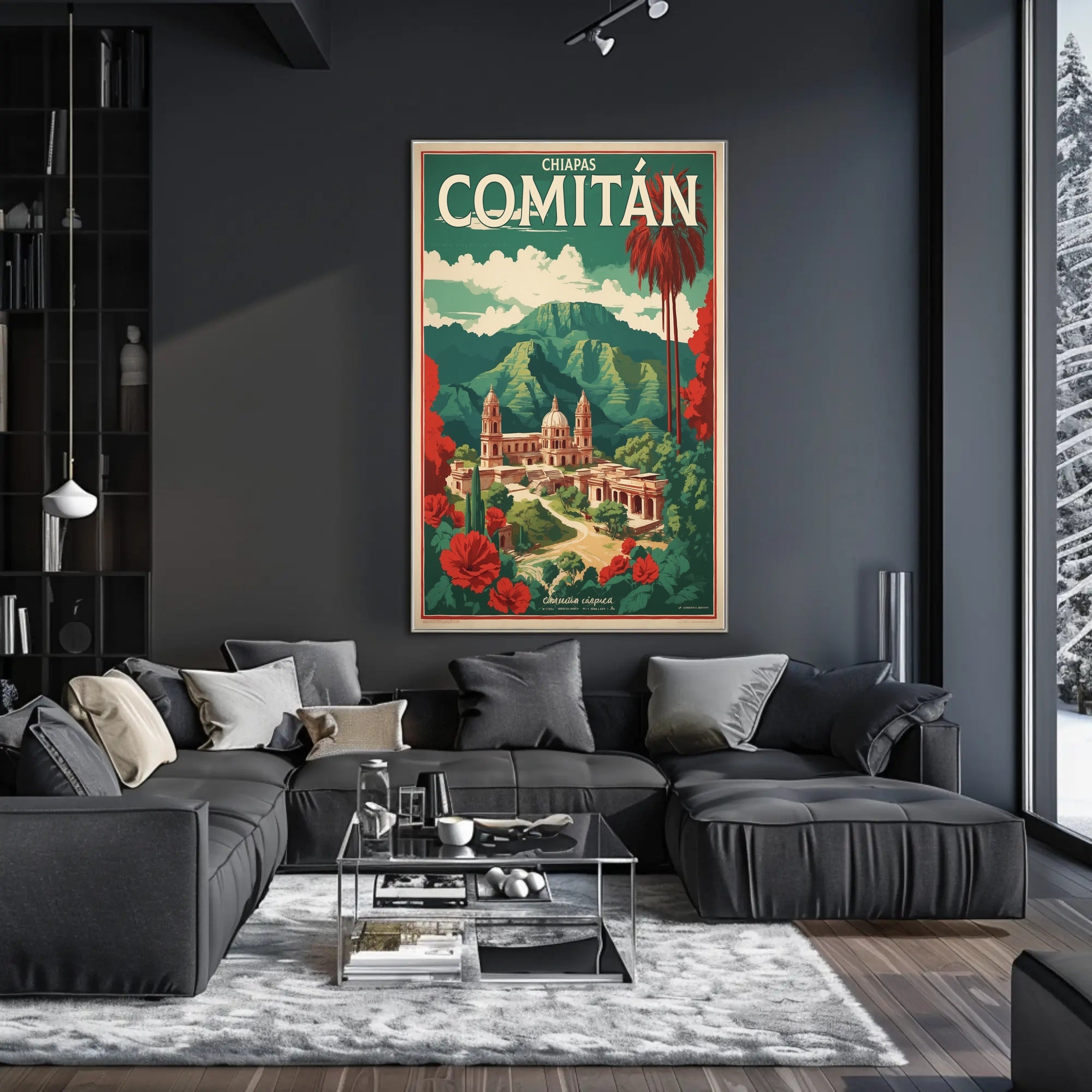 Comitan Landscape Travel Art Print Travel Poster PosterGoat
