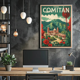 Comitan Landscape Travel Art Print Travel Poster PosterGoat