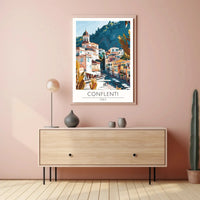 Conflenti Italy Mediterranean Poster PosterGoat