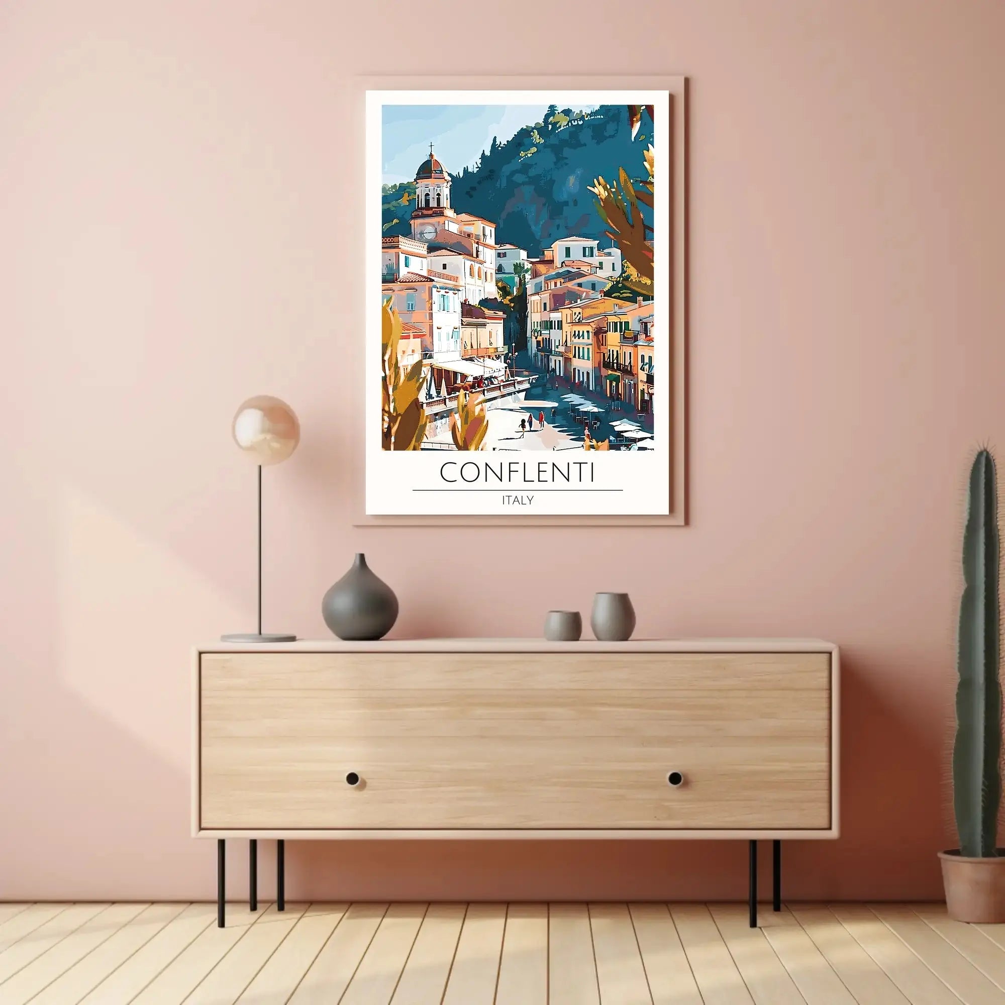 Conflenti Italy Mediterranean Poster PosterGoat