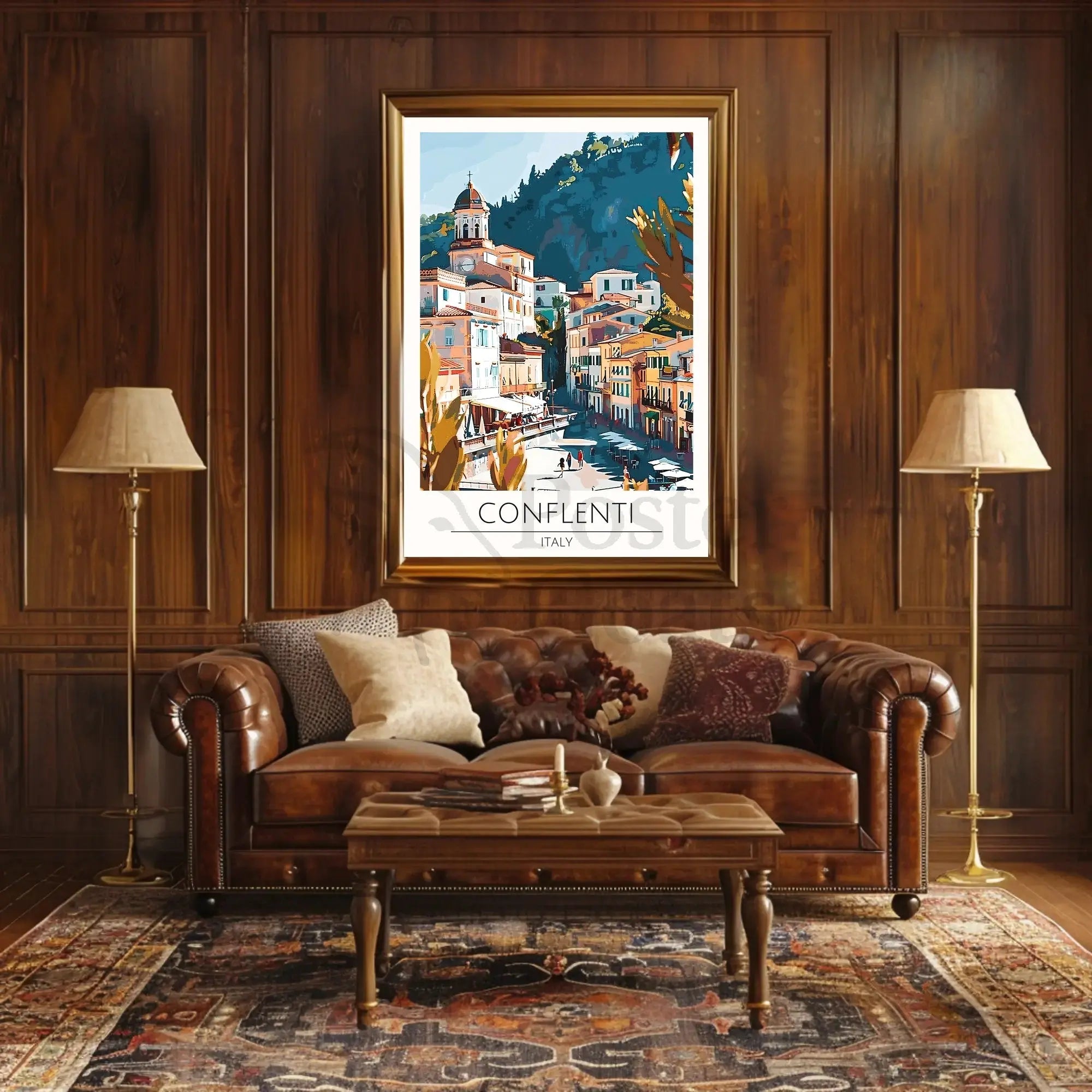 Conflenti Italy Mediterranean Poster PosterGoat