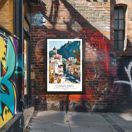 Conflenti Italy Mediterranean Poster PosterGoat