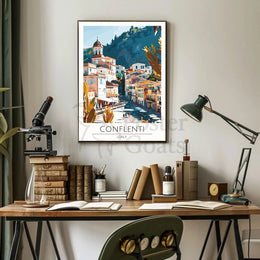 Conflenti Italy Mediterranean Poster PosterGoat