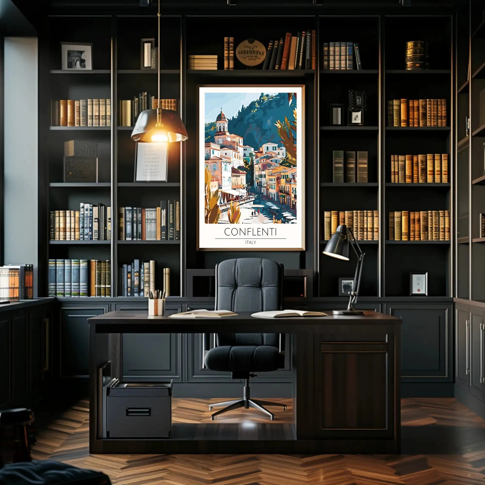 Conflenti Italy Mediterranean Poster PosterGoat