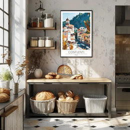 Conflenti Italy Mediterranean Poster PosterGoat