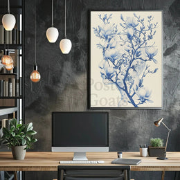 Connection of Humanity and Nature in Artistic Poster PosterGoat