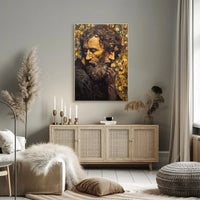 Contemplative Expression Timeless Introspection Artistic Poster PosterGoat