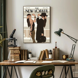 Contemporary and Traditional Style Fusion Artistic Poster PosterGoat