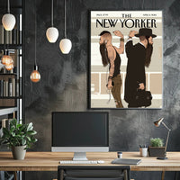 Contemporary and Traditional Style Fusion Artistic Poster PosterGoat