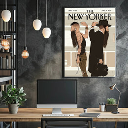 Contemporary and Traditional Style Fusion Artistic Poster PosterGoat