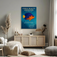 Coral Beauty Angelfish Wall Art Print PosterGoat