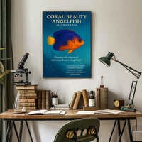 Coral Beauty Angelfish Wall Art Print PosterGoat