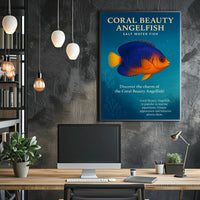 Coral Beauty Angelfish Wall Art Print PosterGoat