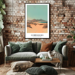 Corralejo Beachscape Travel Poster PosterGoat