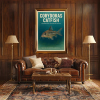 Corydoras Catfish Freshwater Aquarium Poster PosterGoat