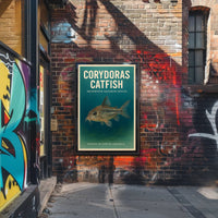 Corydoras Catfish Freshwater Aquarium Poster PosterGoat