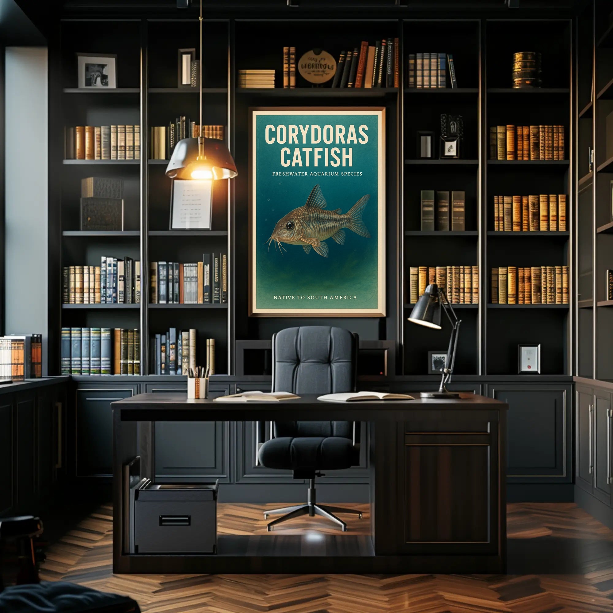 Corydoras Catfish Freshwater Aquarium Poster PosterGoat