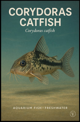 Corydoras Catfish Wall Art Decor Print PosterGoat