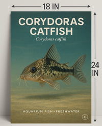 Corydoras Catfish Wall Art Decor Print PosterGoat