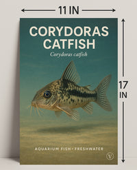Corydoras Catfish Wall Art Decor Print PosterGoat