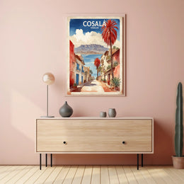 Cosalá Sinaloa Street Scene Travel Poster PosterGoat